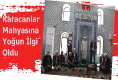 Karacanlar Mahyasına Yoğun İlgi Oldu