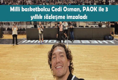 Milli basketbolcu Cedi Osman, PAOK ile 3 yıllık sözleşme imzaladı